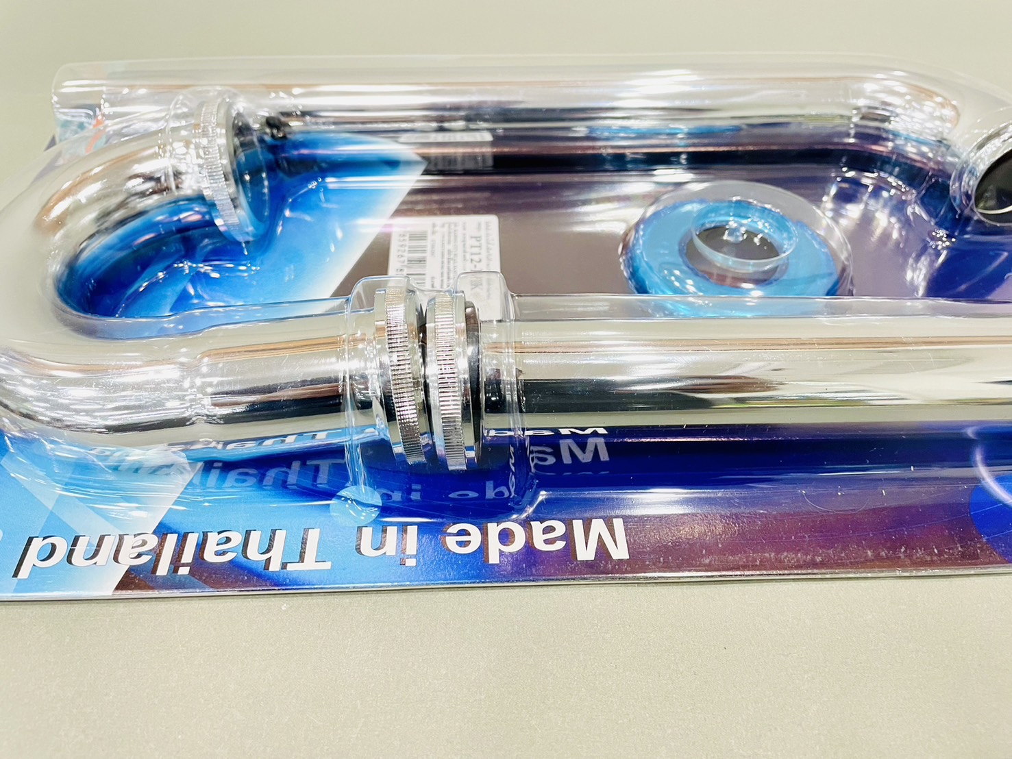พีแทรปสแตนเลสชุบโครเมี่ยม EO/มารีน่า 12"