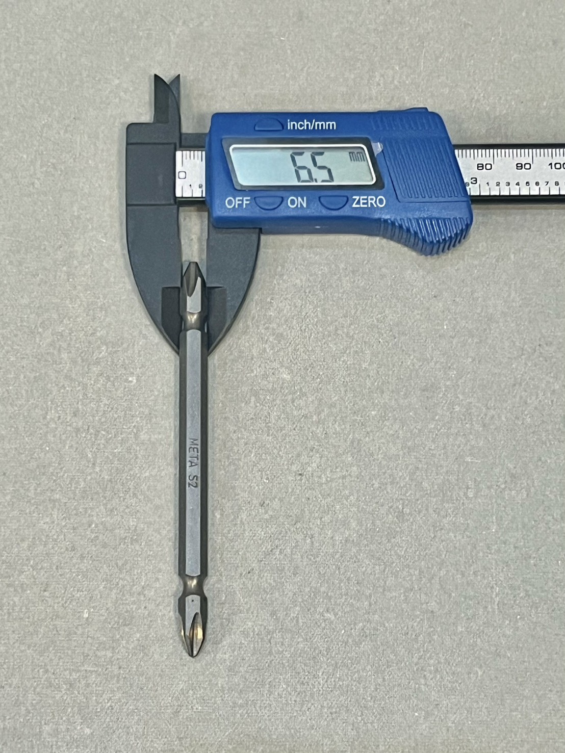 ดอกไขควงลม #2x100mm. (+,+) META (ดอกละ)