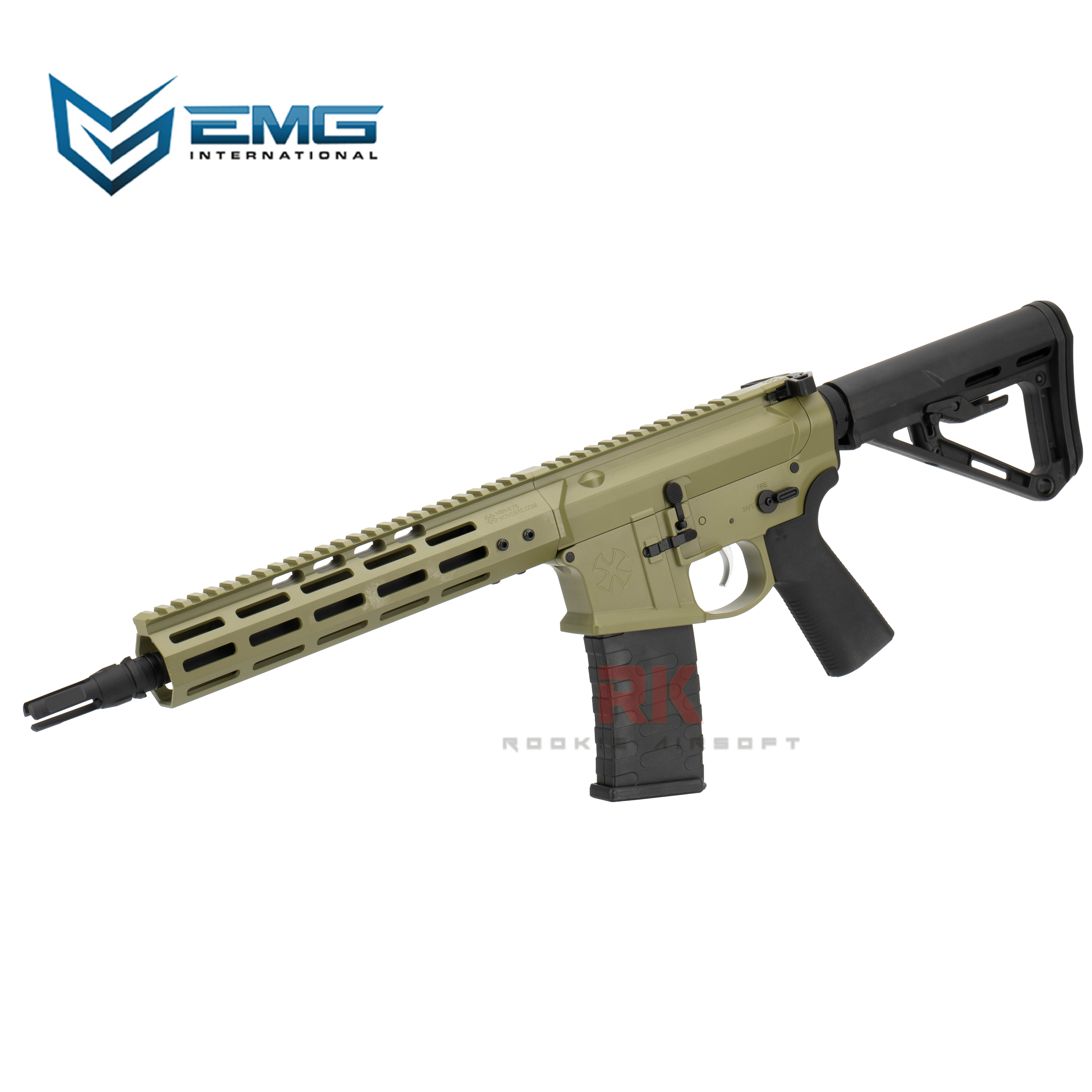 EMG / APS Noveske Gen4 10.5" SBR Shorty AEG (Green)