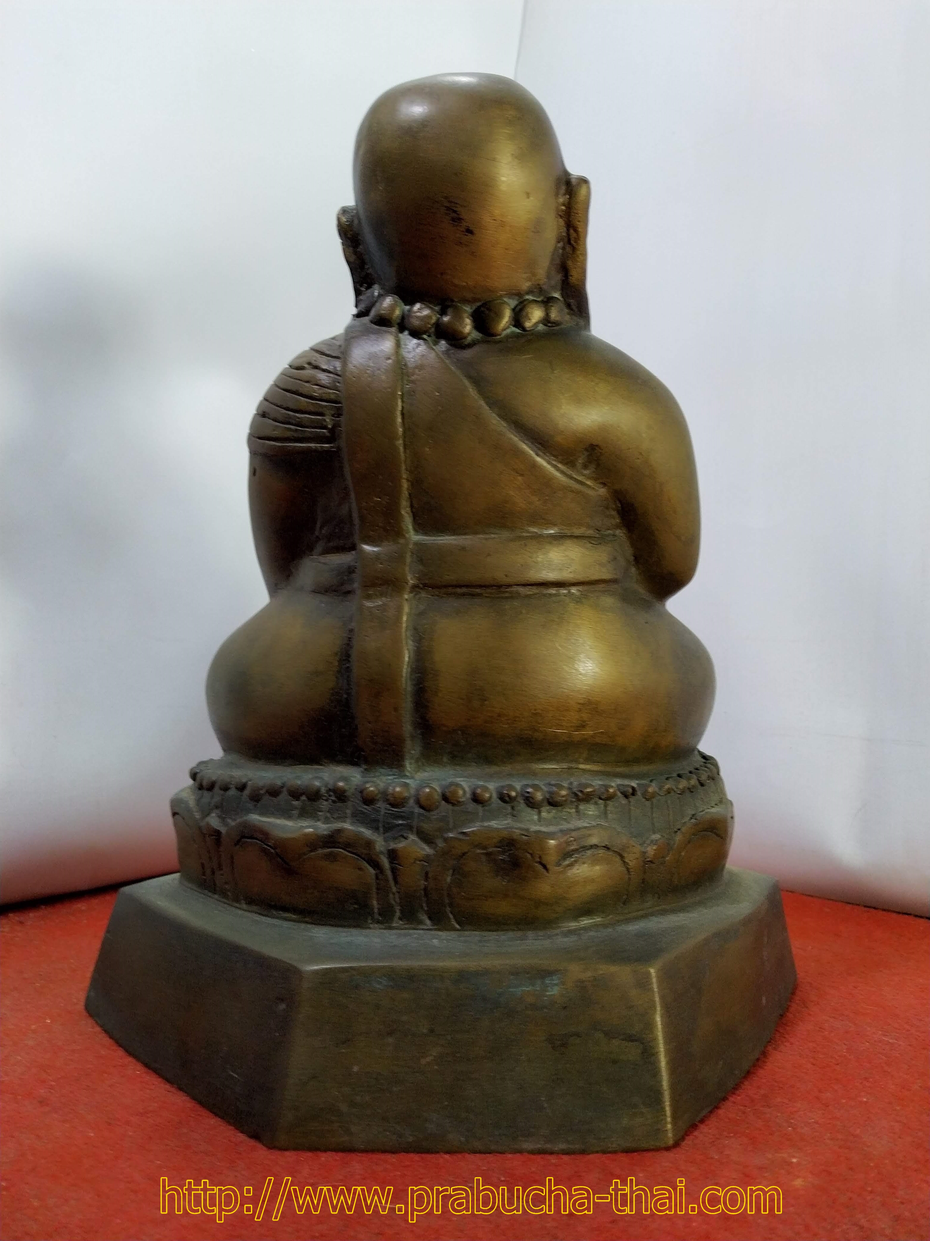 พระสังกัจจายน์ ปางจกบาตร เนื้อโลหะสำริด หน้าตัก 5 นิ้ว