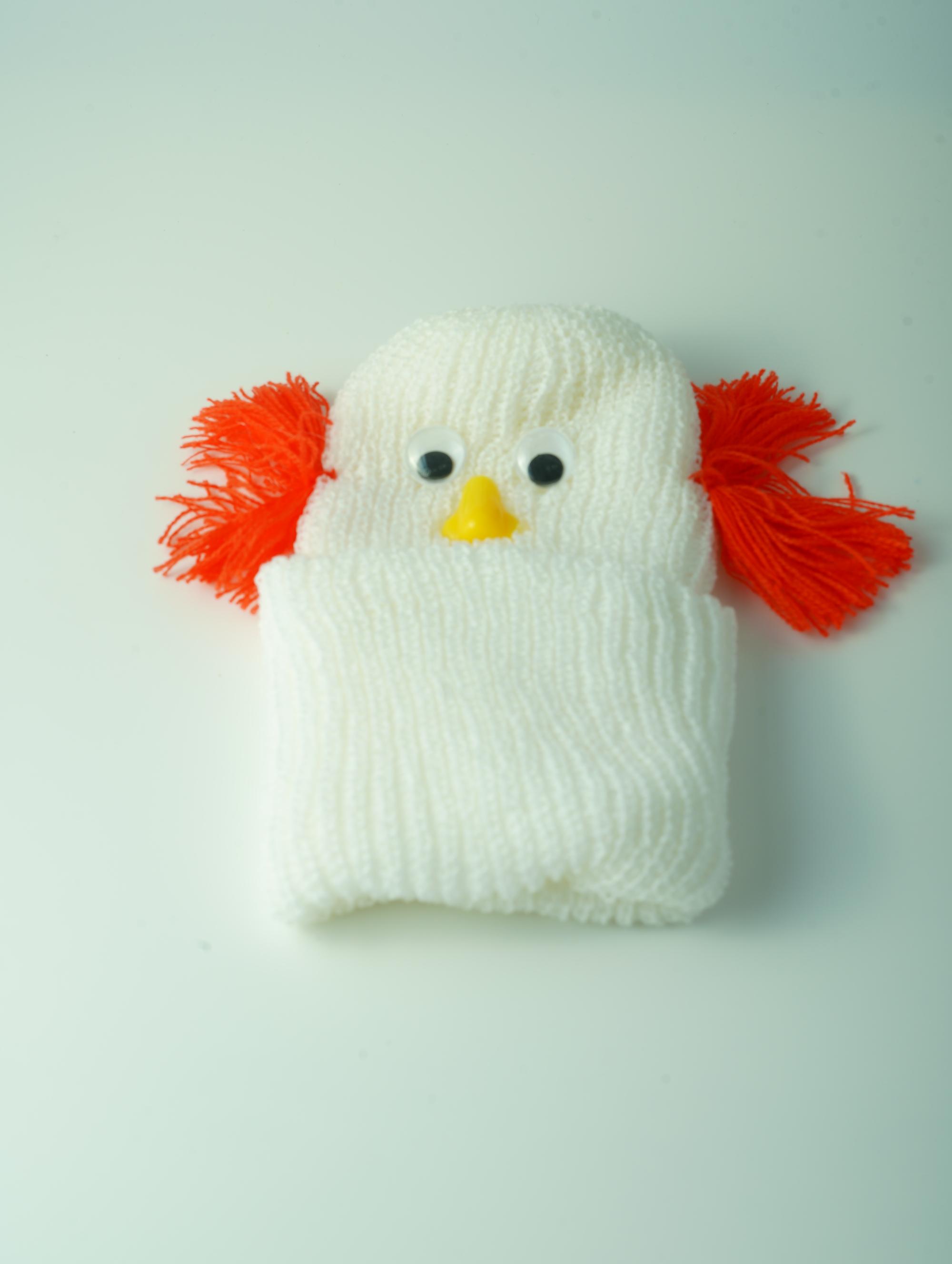 ขายส่ง หมวกไหมพรมเด็กแรกเกิด รุ่นเป็ดพื้นขาว (ราคาต่อโหล) nongnini1988