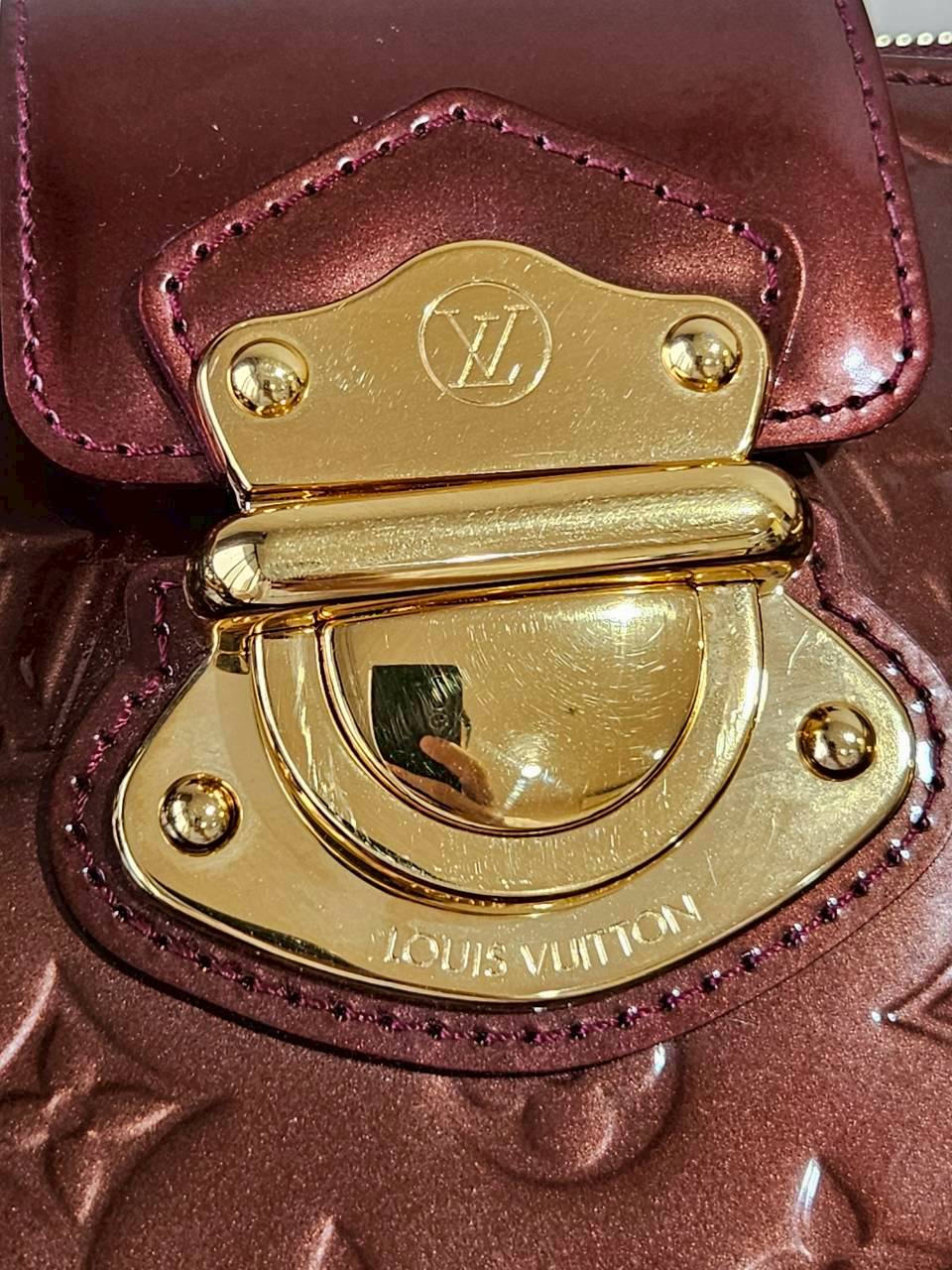 LV M91390 Melrose Amarante Vernis