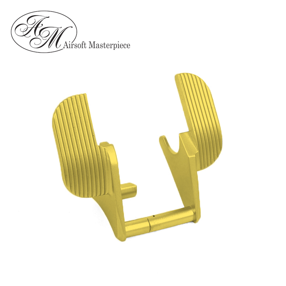 Airsoft Masterpiece Steel Thumb Safety Type 4 – SV Wide (Gold)