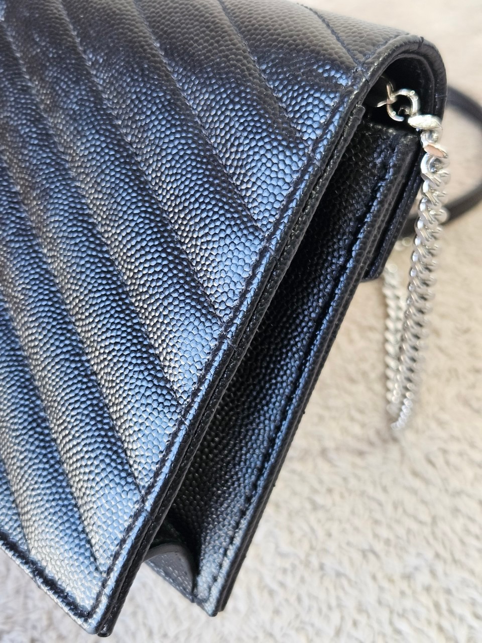 YSL WOC 7.5 สีดำอะไหล่เงิน