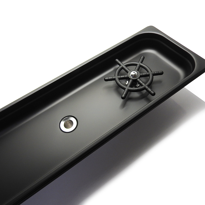 พิชเชอร์รินเชอร์ หัวspinjet แบบฝังเคาเตอร์ ทรงสี่เหลี่ยมยาว 53 cm.