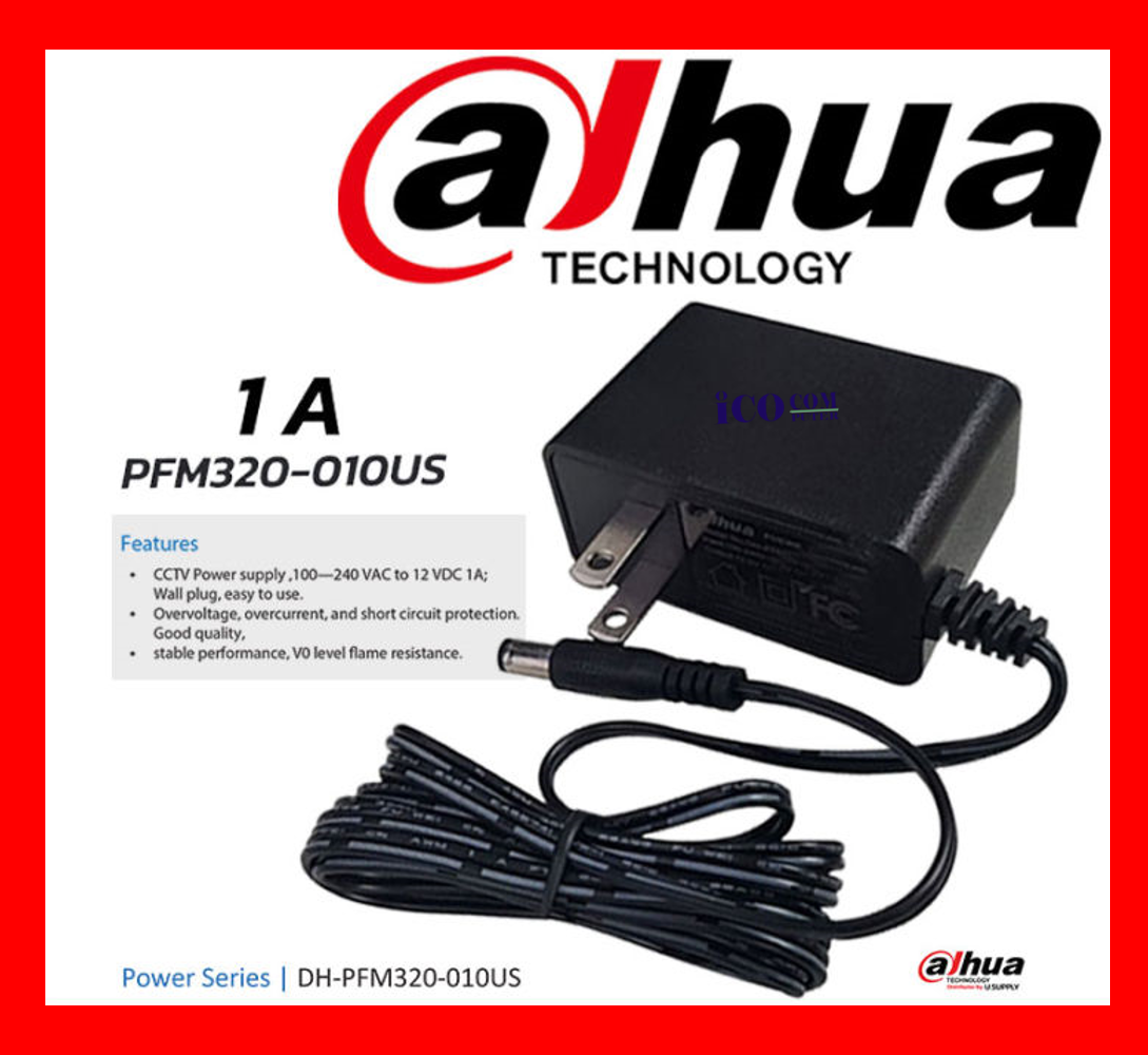 Adapter CCTV DAHUA 12V 1A