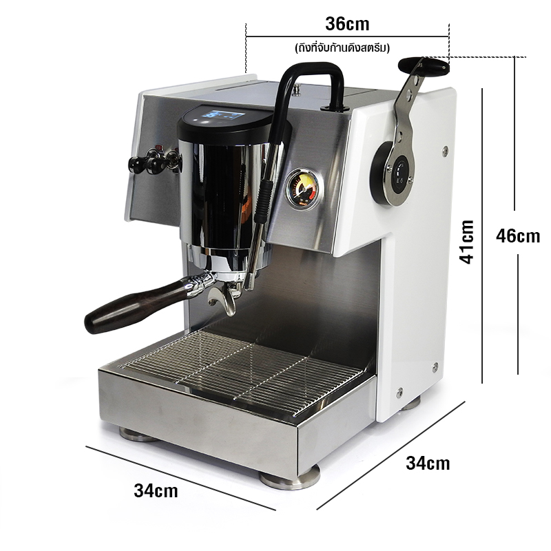APRESSO AURORA Professional espresso machine 1 brew head- 540CC boiler-semi-expanded saturated brew head
