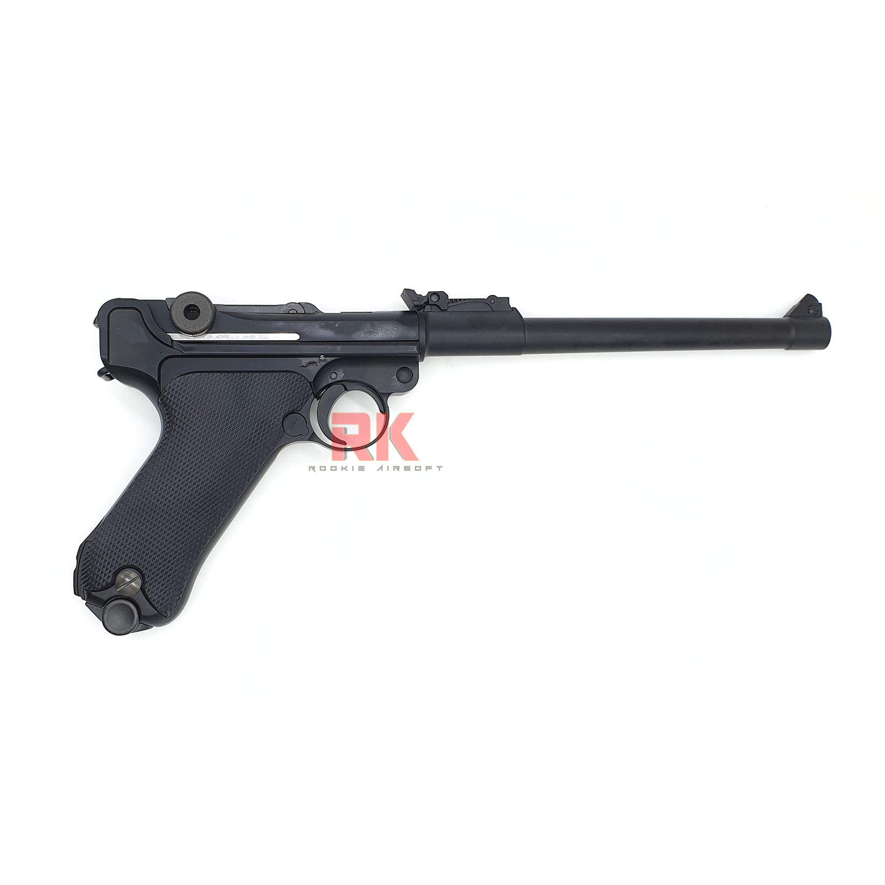 WE Luger P08 8 นิ้ว GBB - Black