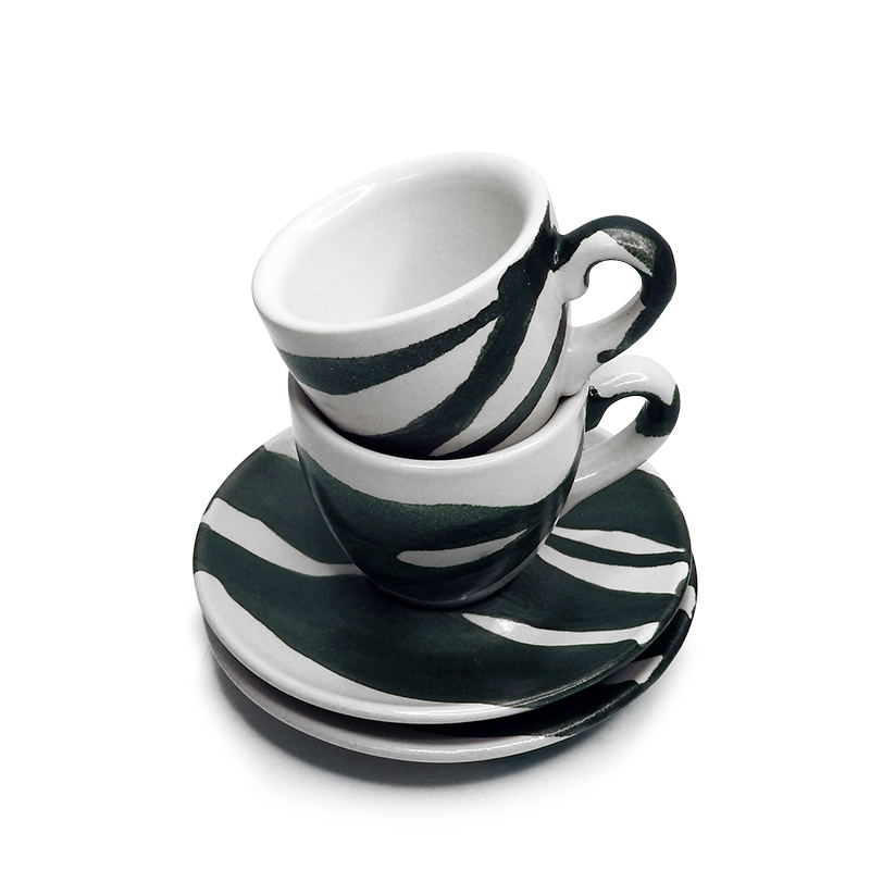 แก้วกาแฟ เอสเปรสโซ่ X3 65 CC.พร้อมจานรอง