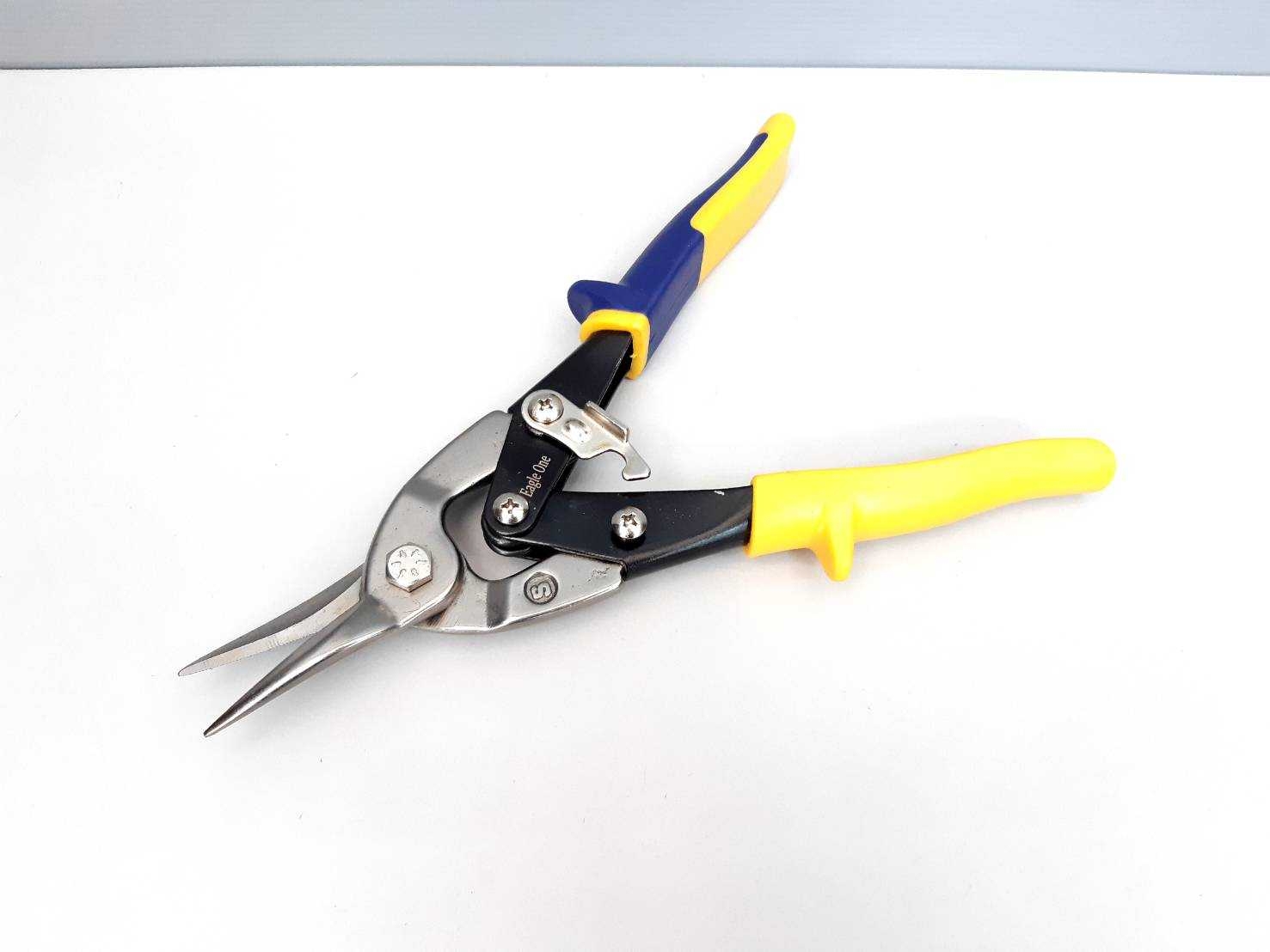 กรรไกรตัดเหล็กแผ่น 171-S ปากตรง EagleOne