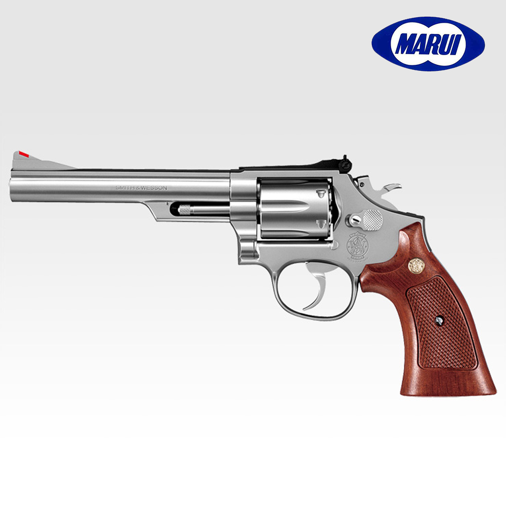 Tokyo Marui S&W M66 6 inch Stainless Silver Gas Revolver