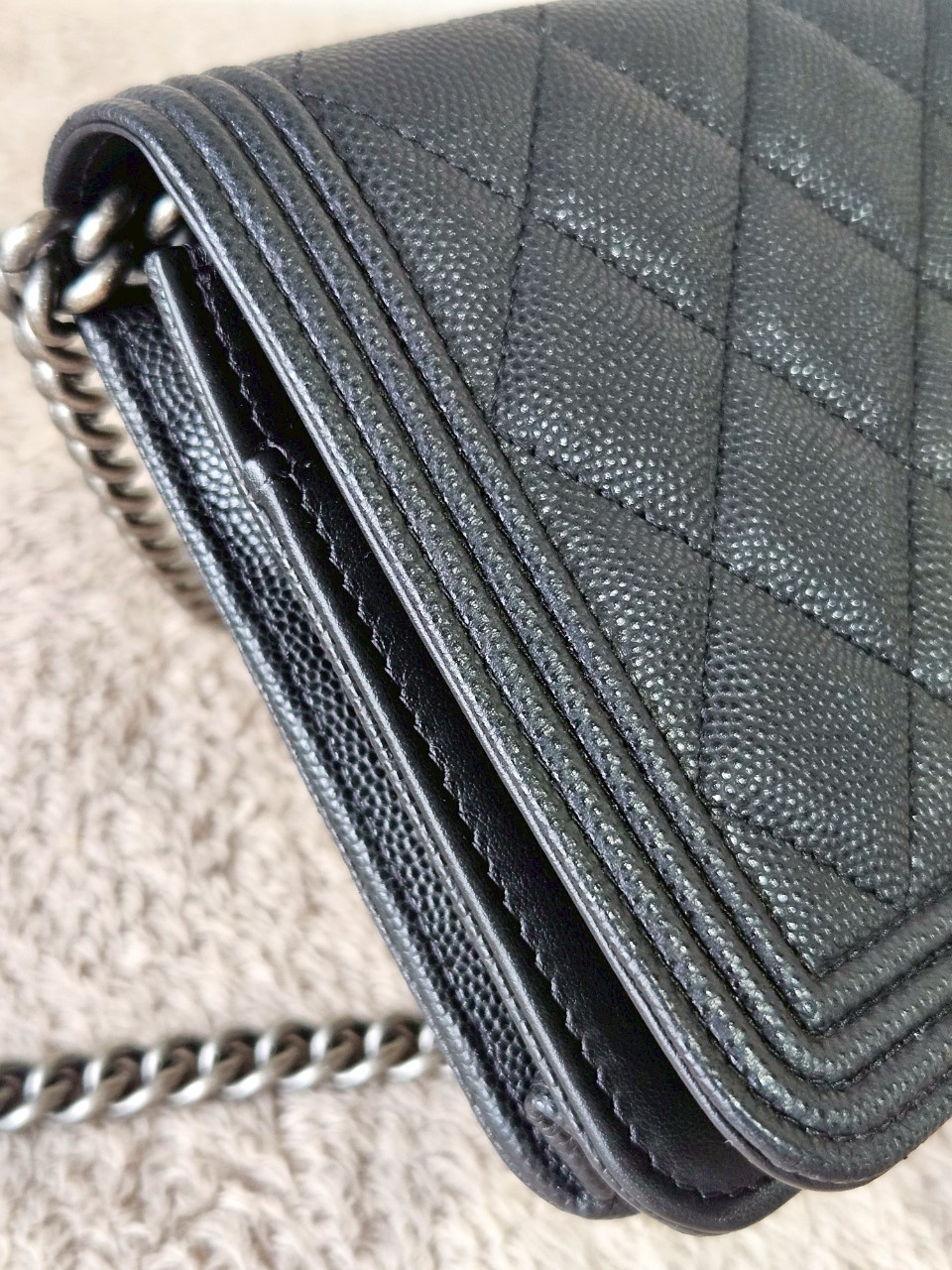 Chanel WOC Boy Cavair