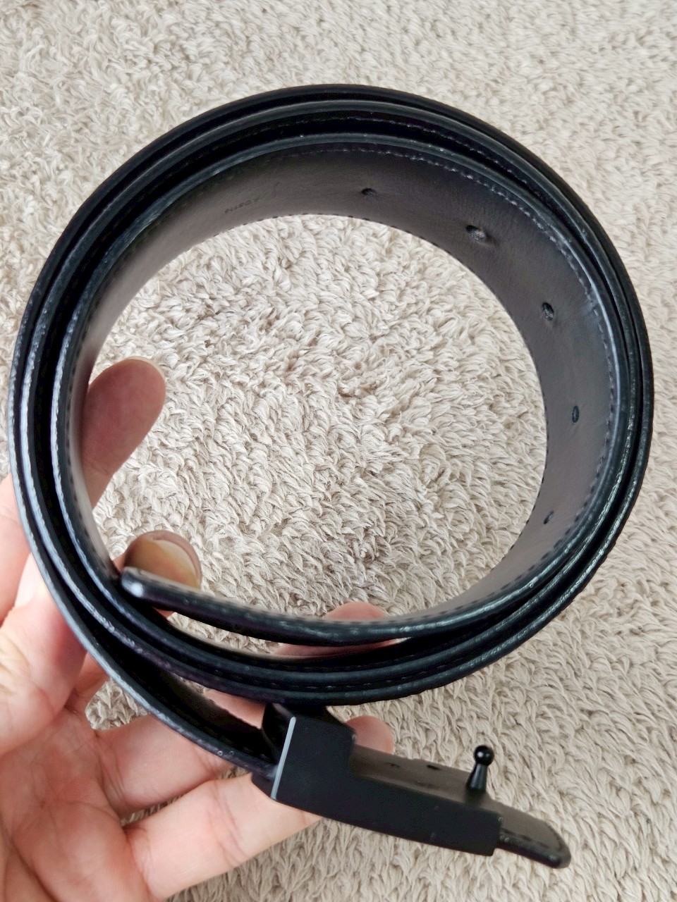 LV M9808 100/40 Initiales Damier Graphite Belt