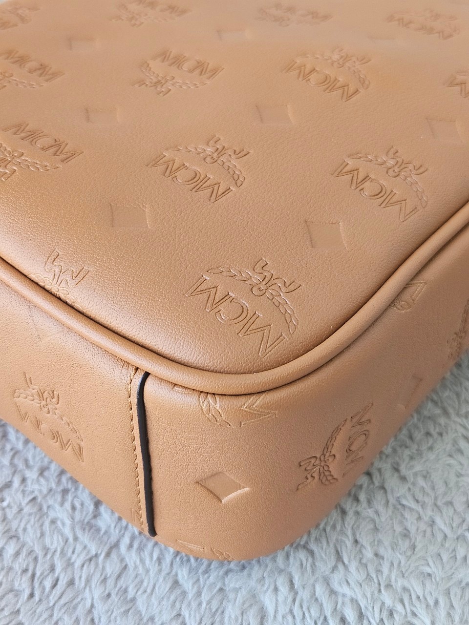 MCM Klassik Leather Crossbody Mini Bag