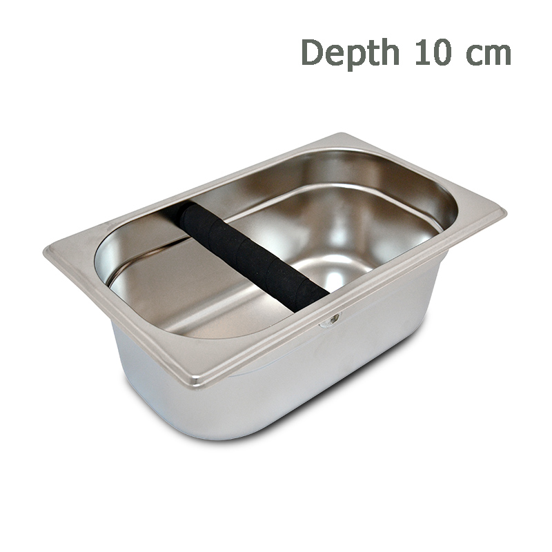 Rectangle Stainless Knockbox 10 cm. DELISIO 1610-302