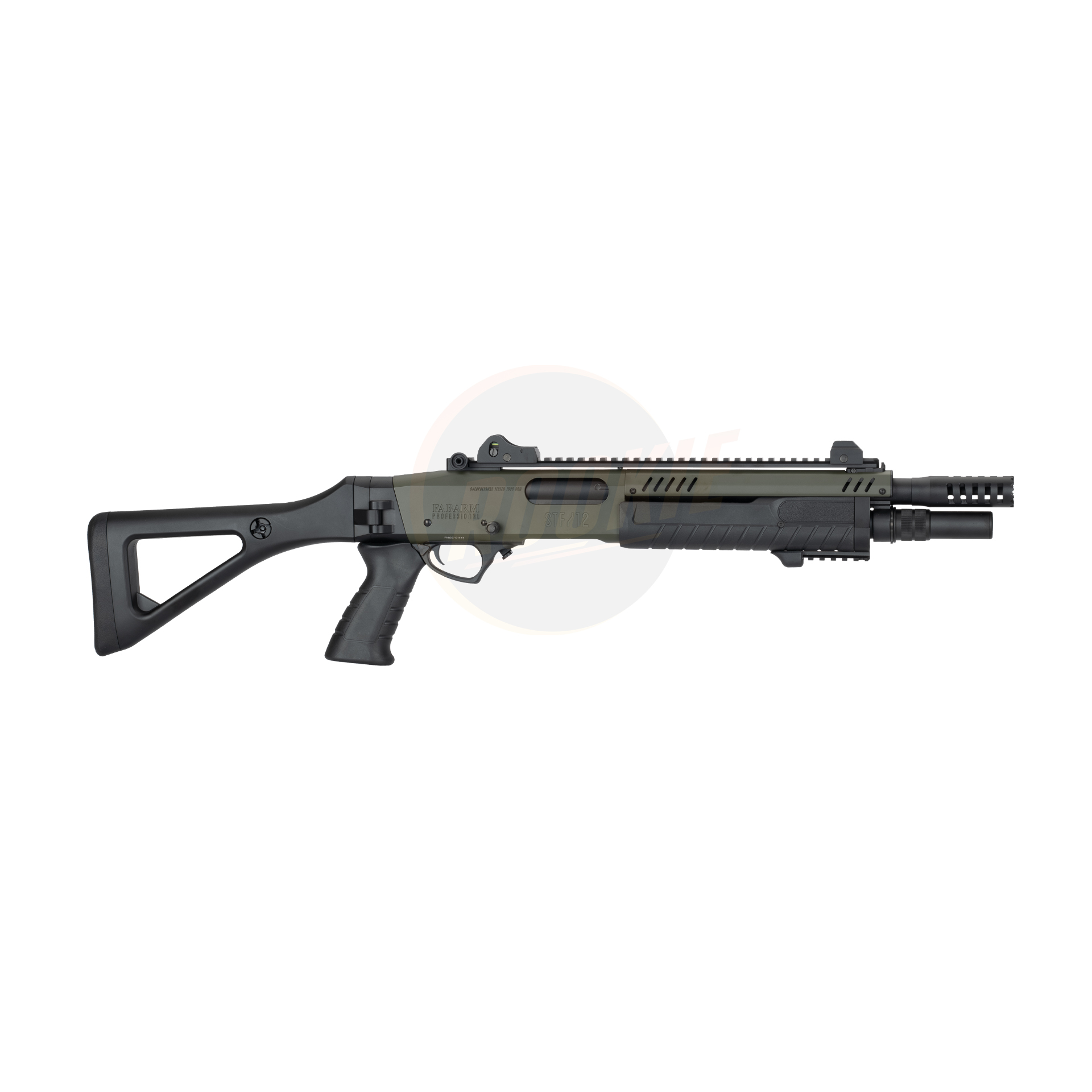 BO FABARM STF/12 Compact 11" Gas Pump Action Shotgun (OD)