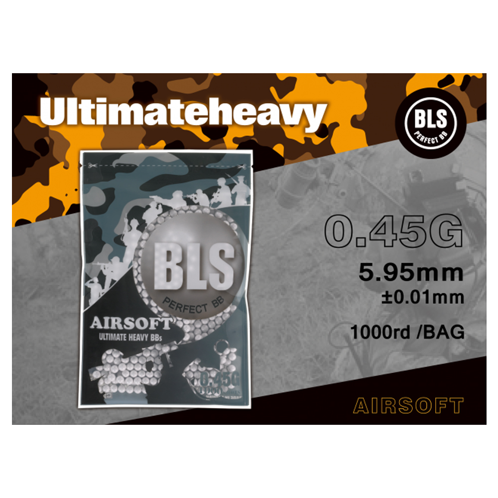 BLS Ultimate Heavy BBs 0.45g 6mm (1,000 rds)