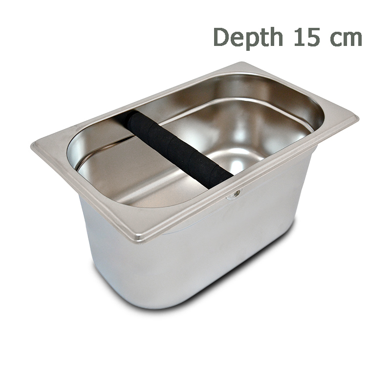Rectangle Stainless Knockbox Deepth 15 cm. 1610-108