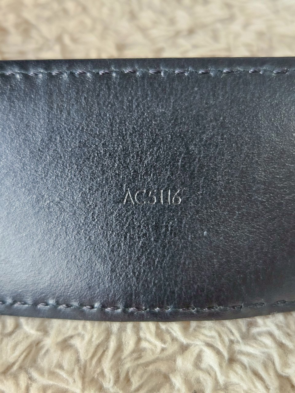 LV M9808 100/40 Initiales Damier Graphite Belt