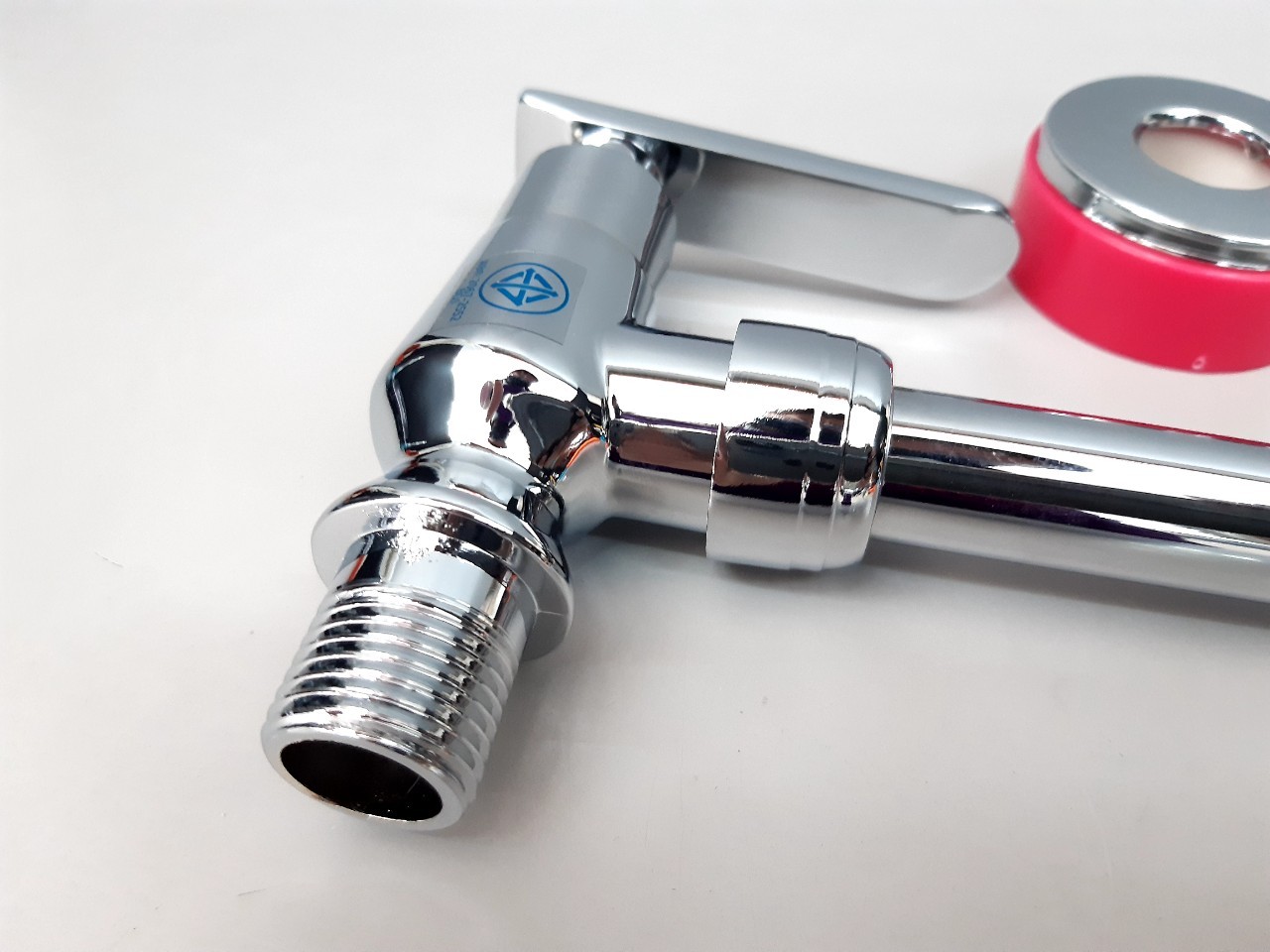 ก็อกอัดแผงซิงค์ติดผนังไม้ไอติม งวงโค้ง SG009