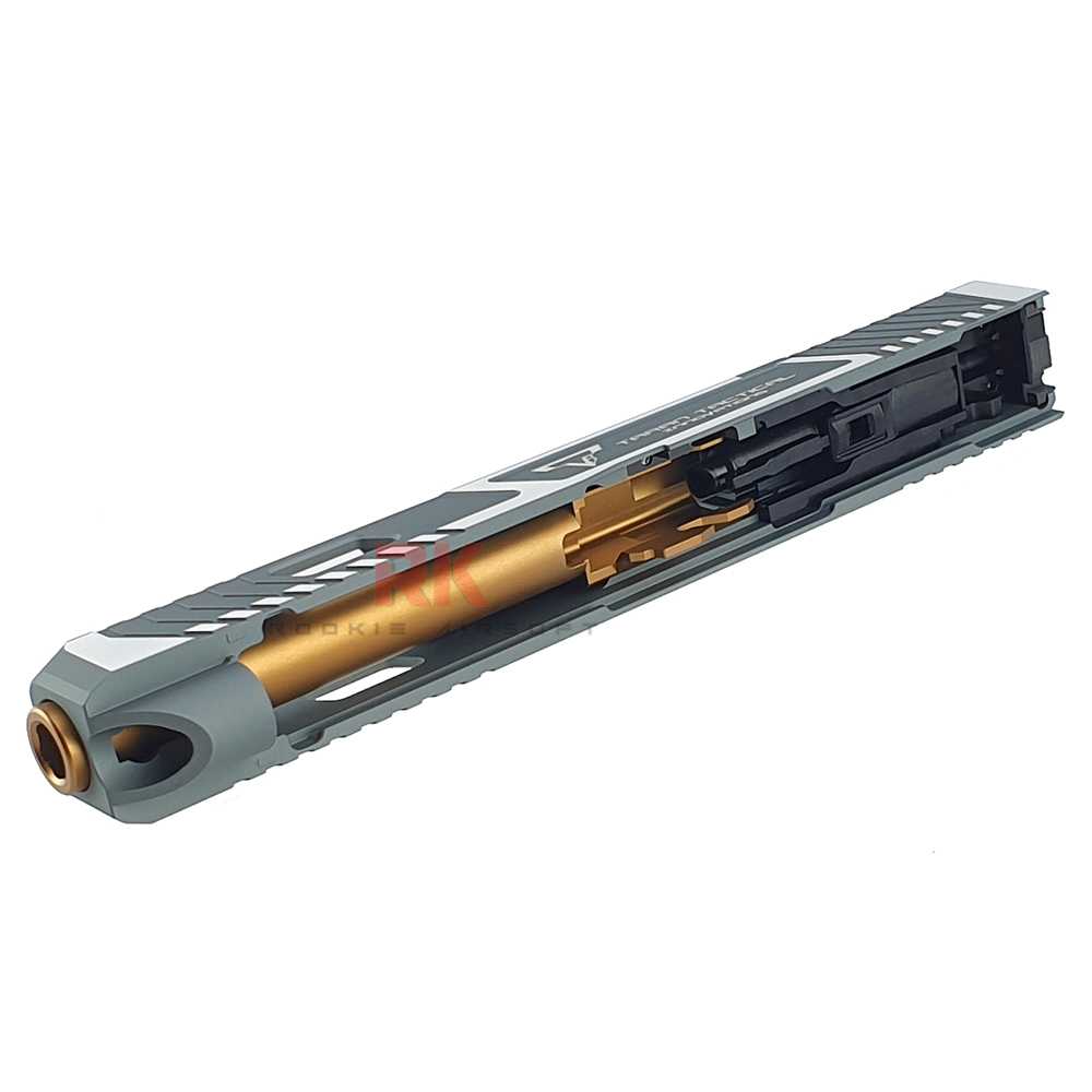 Nova CNC Aluminum TTI G34 RMR Slide Kit for Marui G17 Gen3 / G34 (Matte Silver)