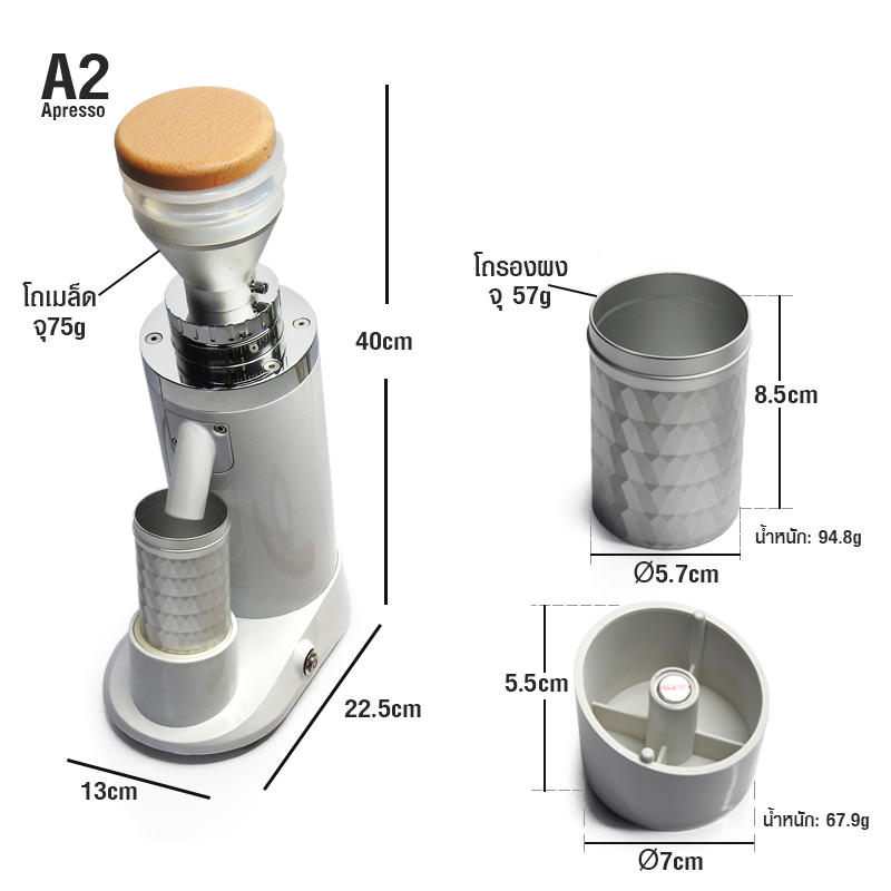 เครื่องบดกาแฟเอเพรสโซ่ เอทู (APRESSO A2)
