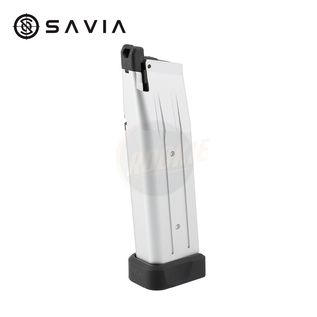 SAVIA Aluminum 140mm 30rds Gas Magazine for Marui Hi-CAPA 5.1