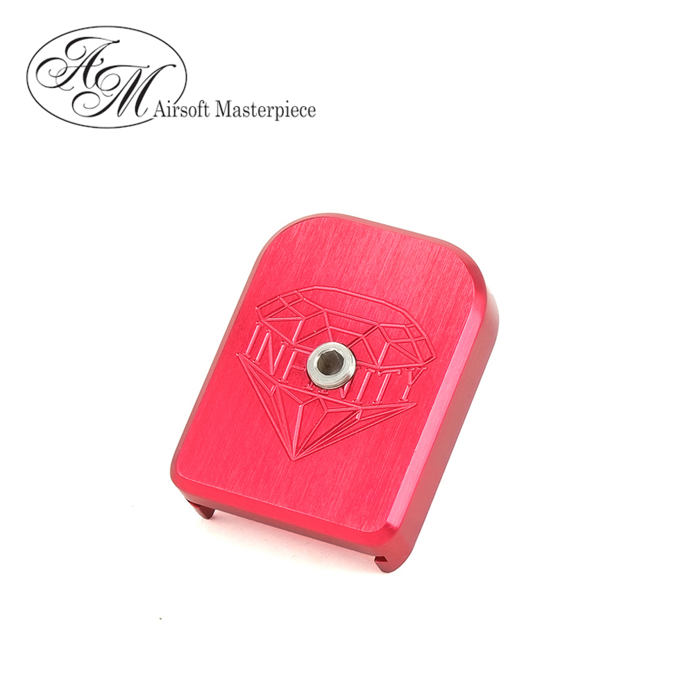 Airsoft Masterpiece SV Infinity Diamond Magazine Base For Marui Hi-Capa - Red