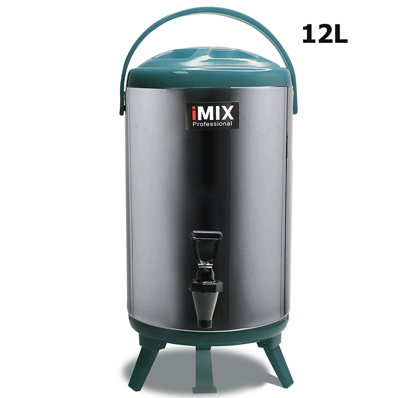ถังเก็บชานม ถังจ่ายเครื่องดื่ม ถังคูลเลอร์ สแตนเลส 12 ลิตร