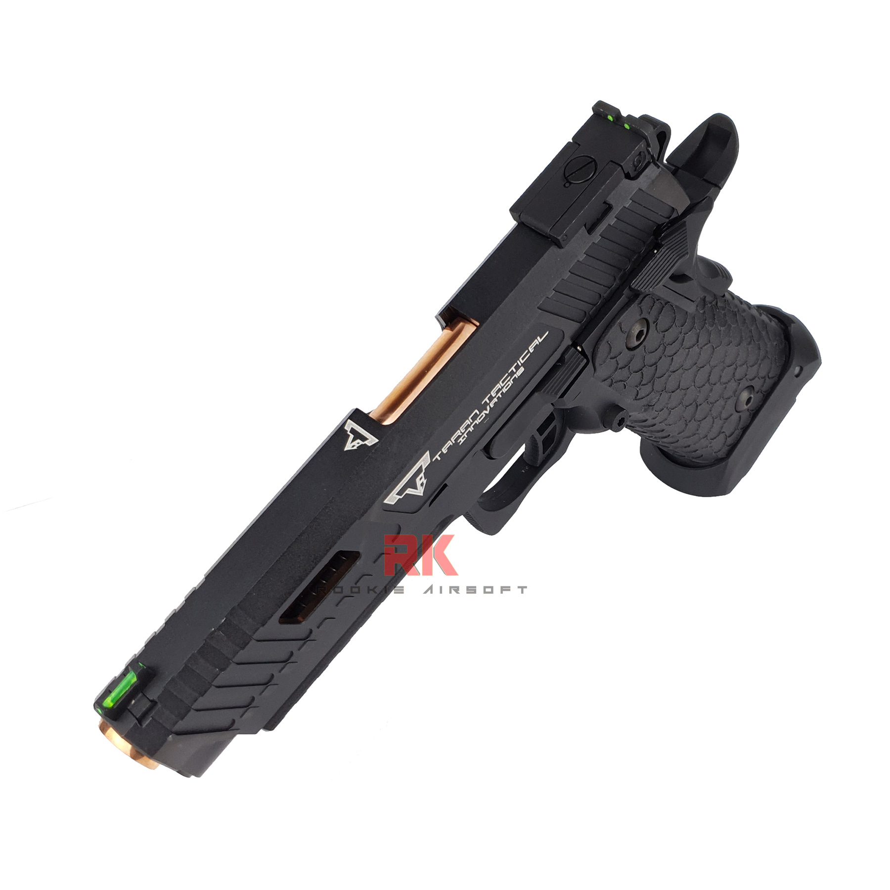 SRC John Wick 3 TTI STI 2011 Combat Master Dual Magazines (Green gas + Co2) GBB - Black