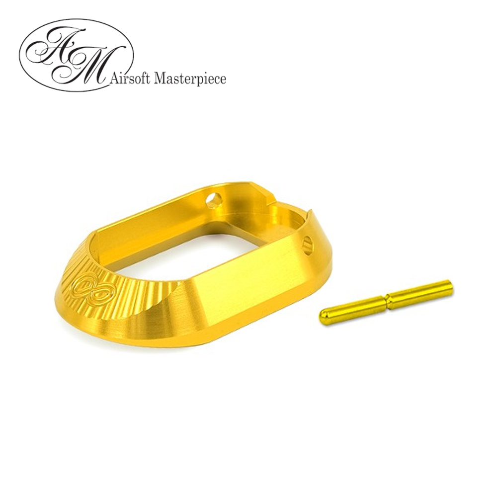 Airsoft Masterpiece Infinity Magwell for AA IPSC Standard Rule Type 2 (Gold)