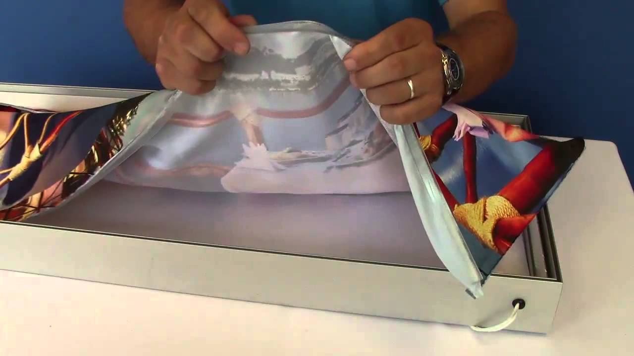 FABRIC JAHIT SILICON LED Slim Light Box 6 CM / 10 CM ขนาด 100x 100 cm.