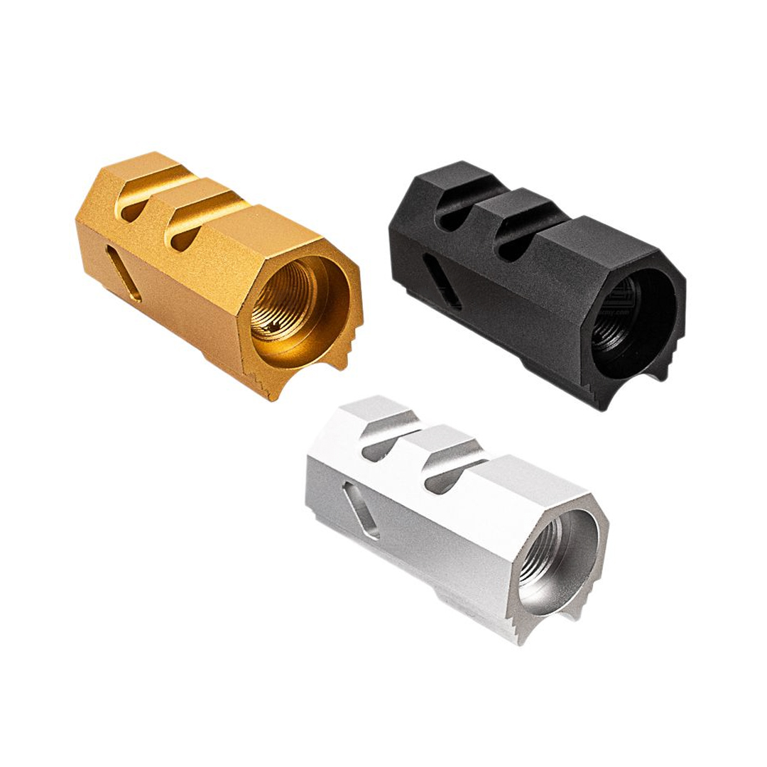 Revanchist 14mm CCW Dr.Black Style Compensator for Hi-CAPA