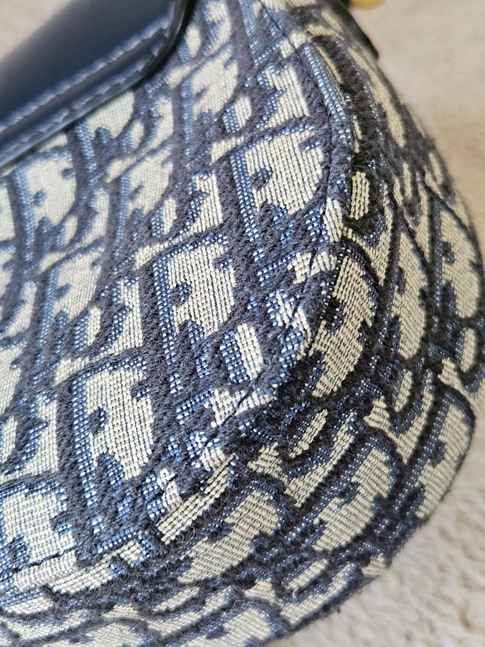 Dior Mini Soft Saddle Bag with Strap