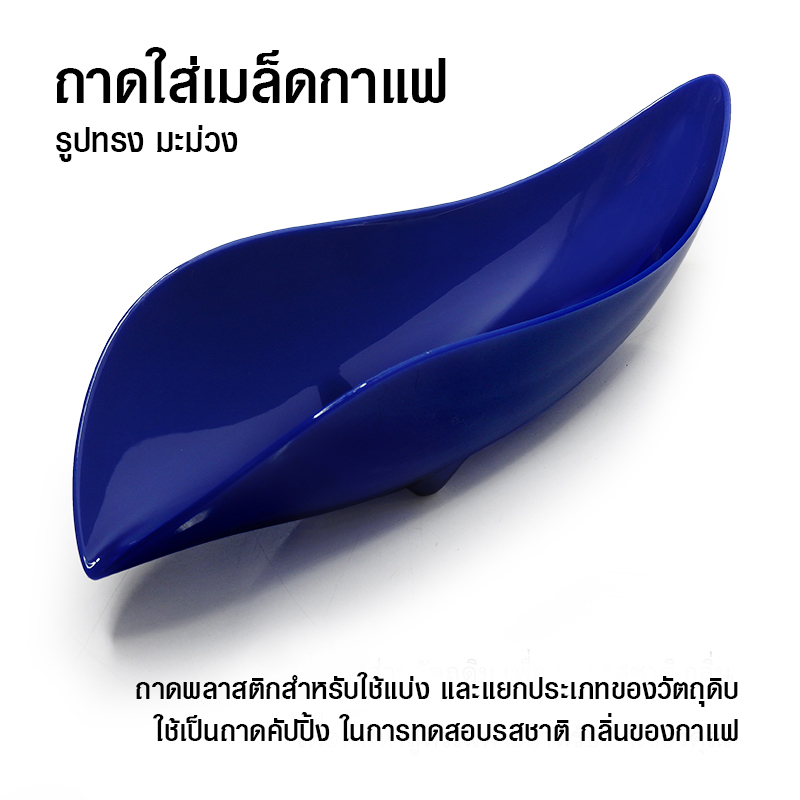 Coffee bean tray, cupping tray, mango shape