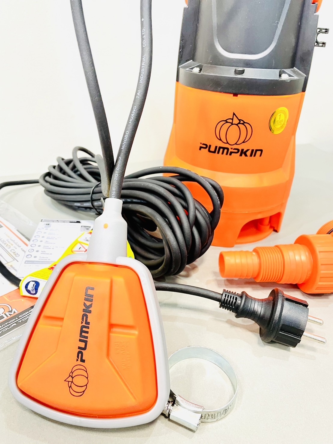 ปั๊มแช่ ดูดน้ำดี/น้ำเสีย 250w พัมคิน WTP250DW