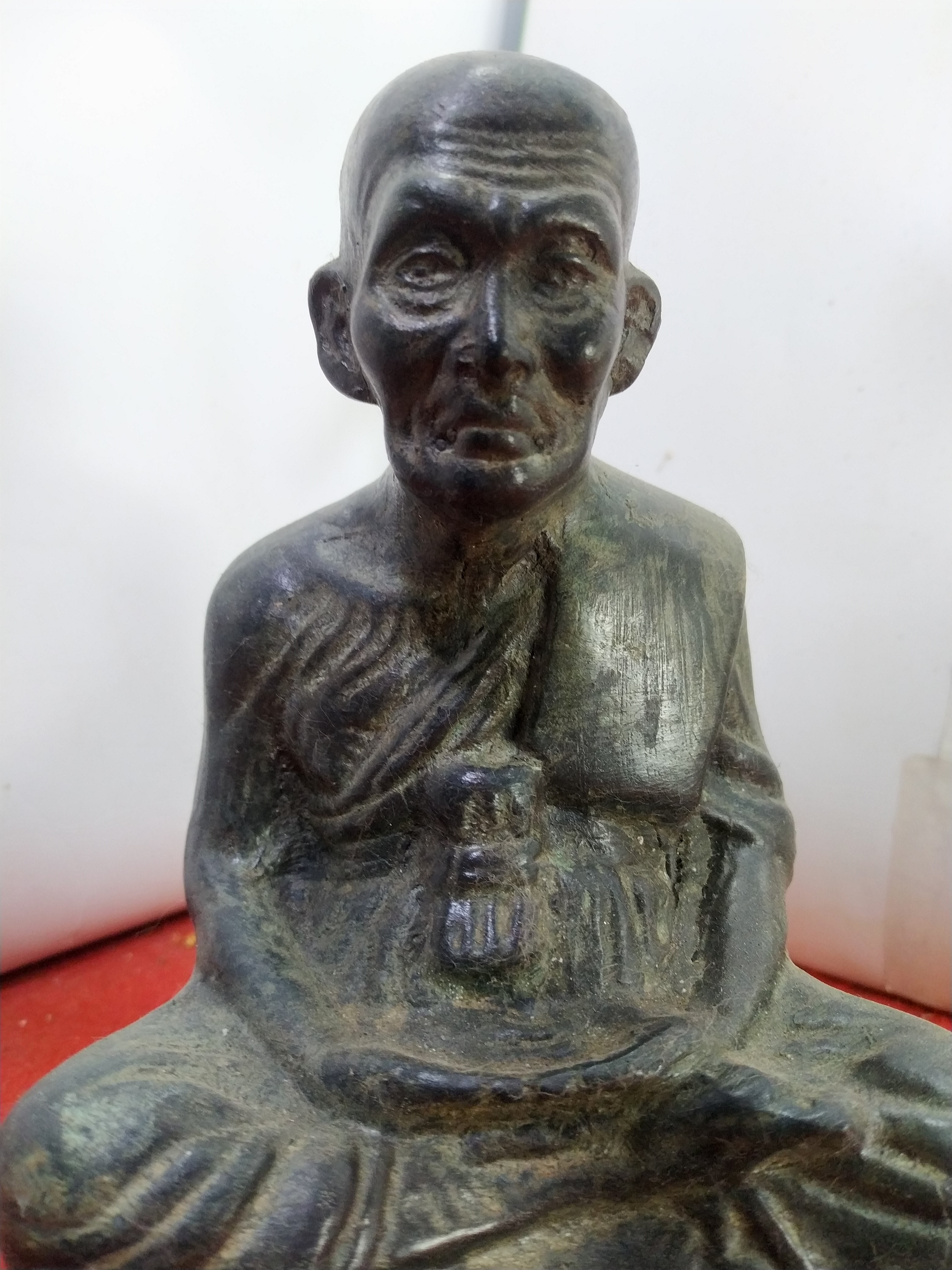 พระบูชา รูปหล่อ หลวงปู่ทวด วัดช้างให้ พ.ศ ๒๕๐๕ หน้าตัก 4 นิ้ว