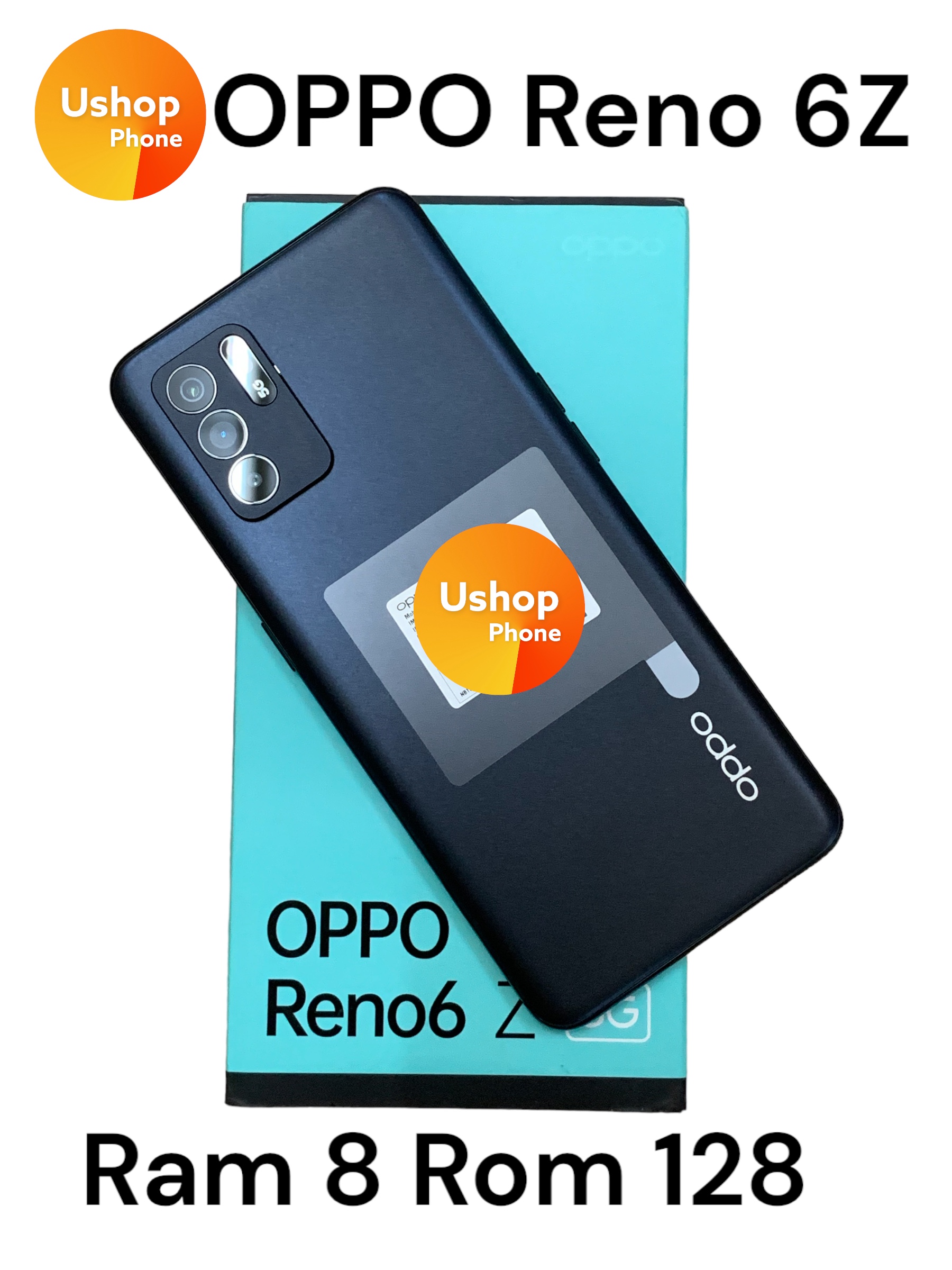 **มือสอง** Oppo Reno6 5G สีดำ สภาพ 100% ยังไม่ผ่านการใช้งาน ประกันศูนย์11เดือน