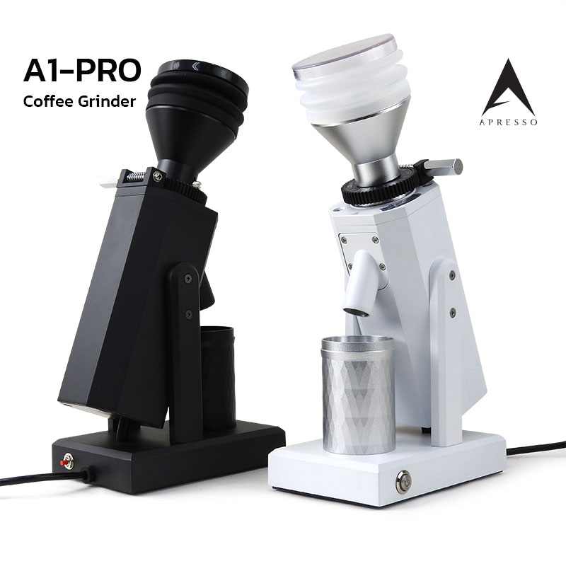 เครื่องบดกาแฟ APRESSO A1 PRO เฟืองบดคอปเปอร์ Ø40 มม. ปรับหยาบ–ละเอียด 19 ระดับ