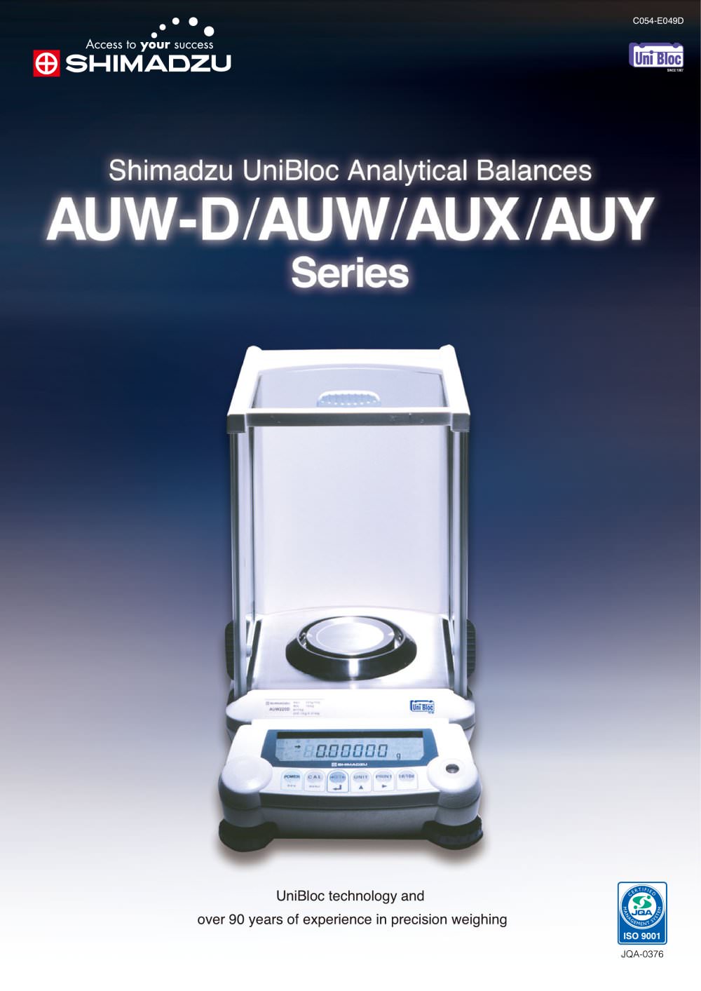 Shimadzu เครื่องชั่งดิจิตอล ยี่ห้อ Shimadzu เครื่องชั่งทศนิยม 4 ตำแหน่ง [0.0001g]ชั่งได้สูงสุด 320g CAL IN AUW-320