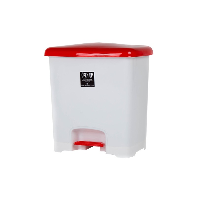 ถังขยะทรงเหลี่ยม เท้าเหยียบ 30 ลิตร