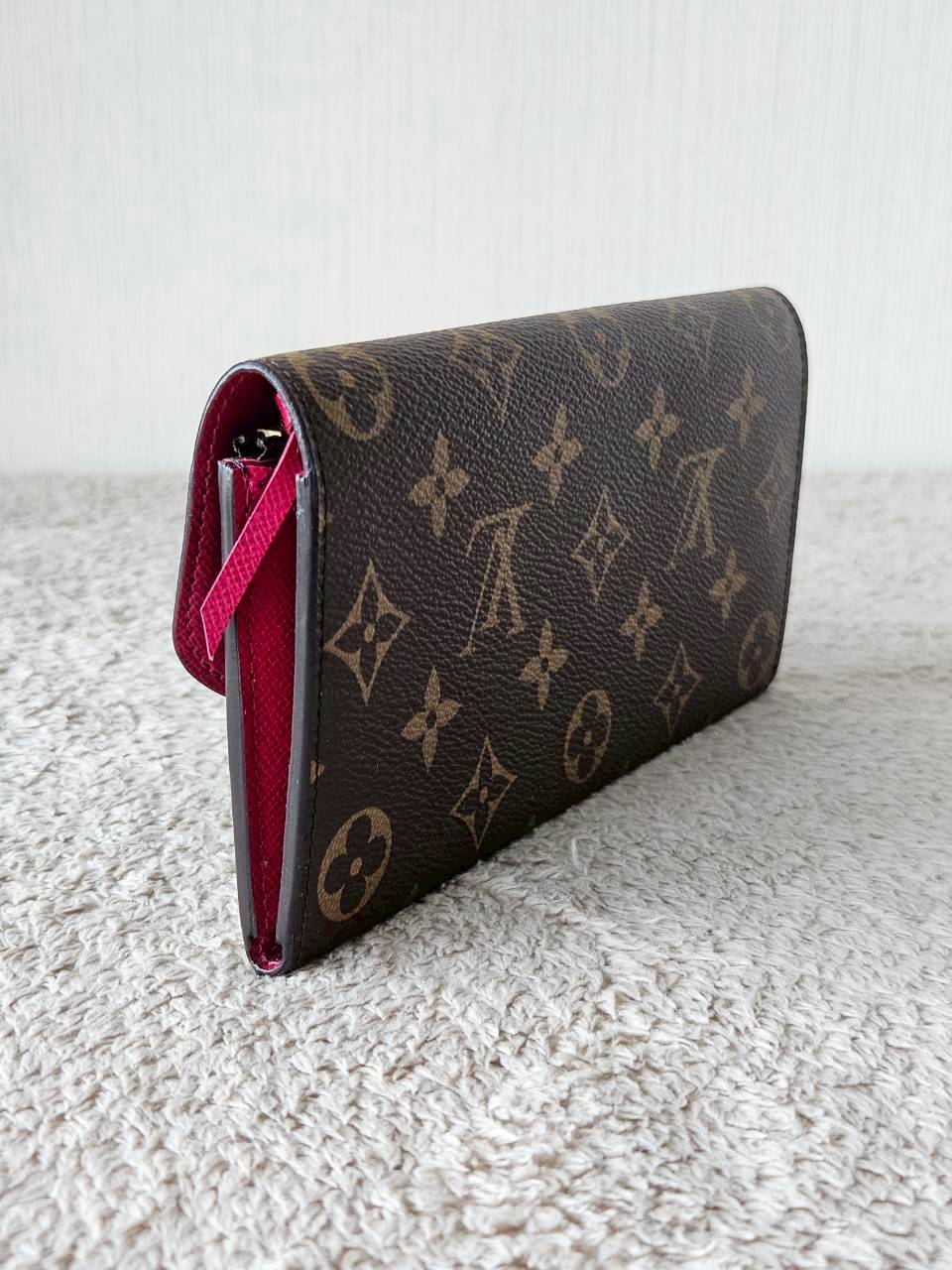LV Emilie Mono Fuchsia Wallet