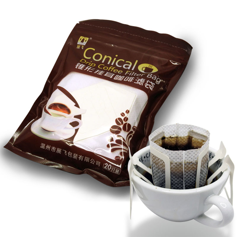 ถุงกรองกาแฟ ดริปคอฟฟี่ แบบหูแขวน 90x90 mm. 1 แพ็ค 20 ชิ้น 1610-537