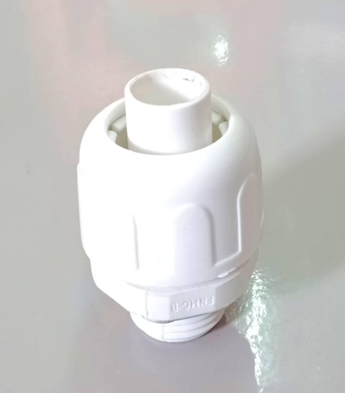 ข้อต่อท่อลูกฟูก สีขาว SCG