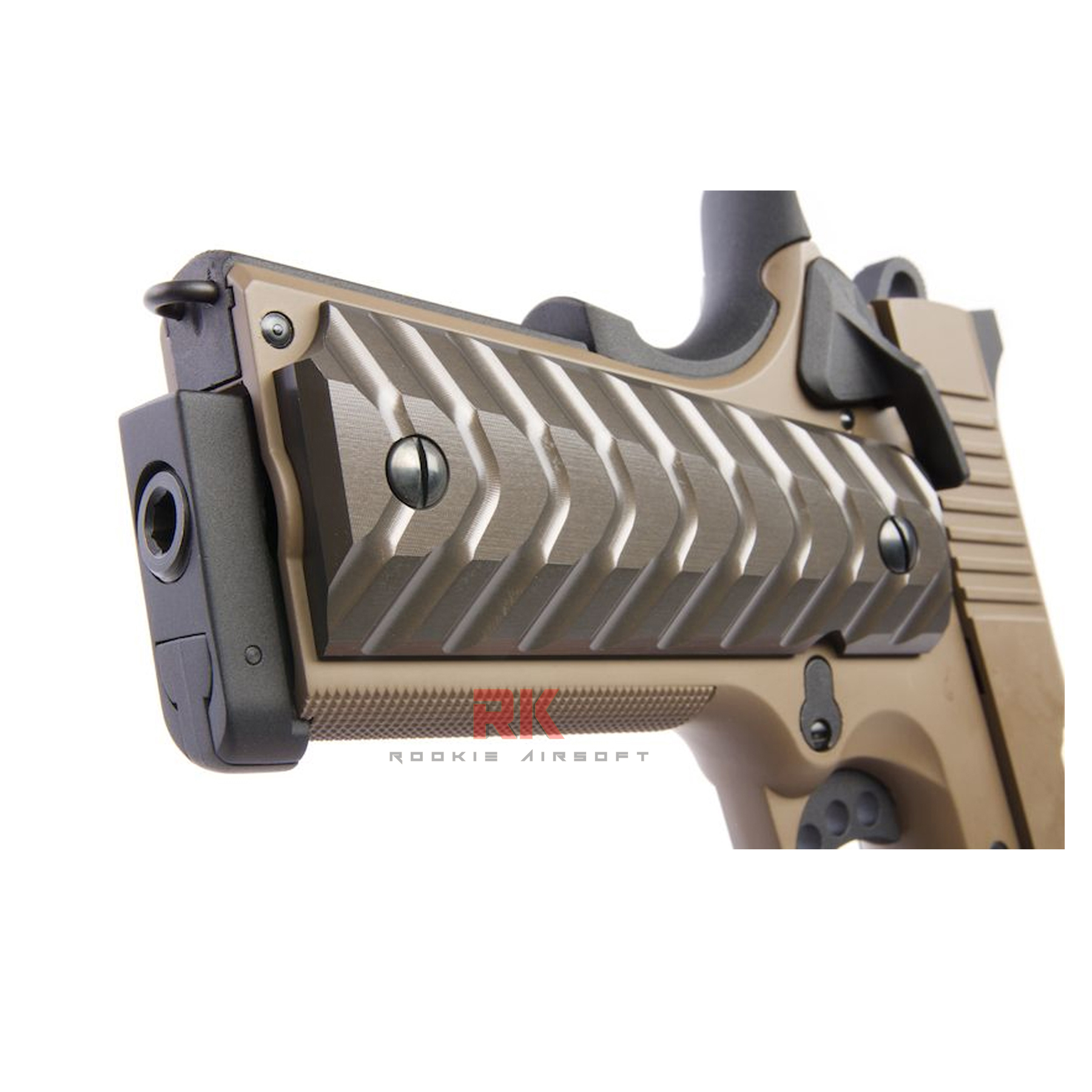 KJ Works KP-16 Dual Magazines (Green Gas / Co2) GBB - FDE