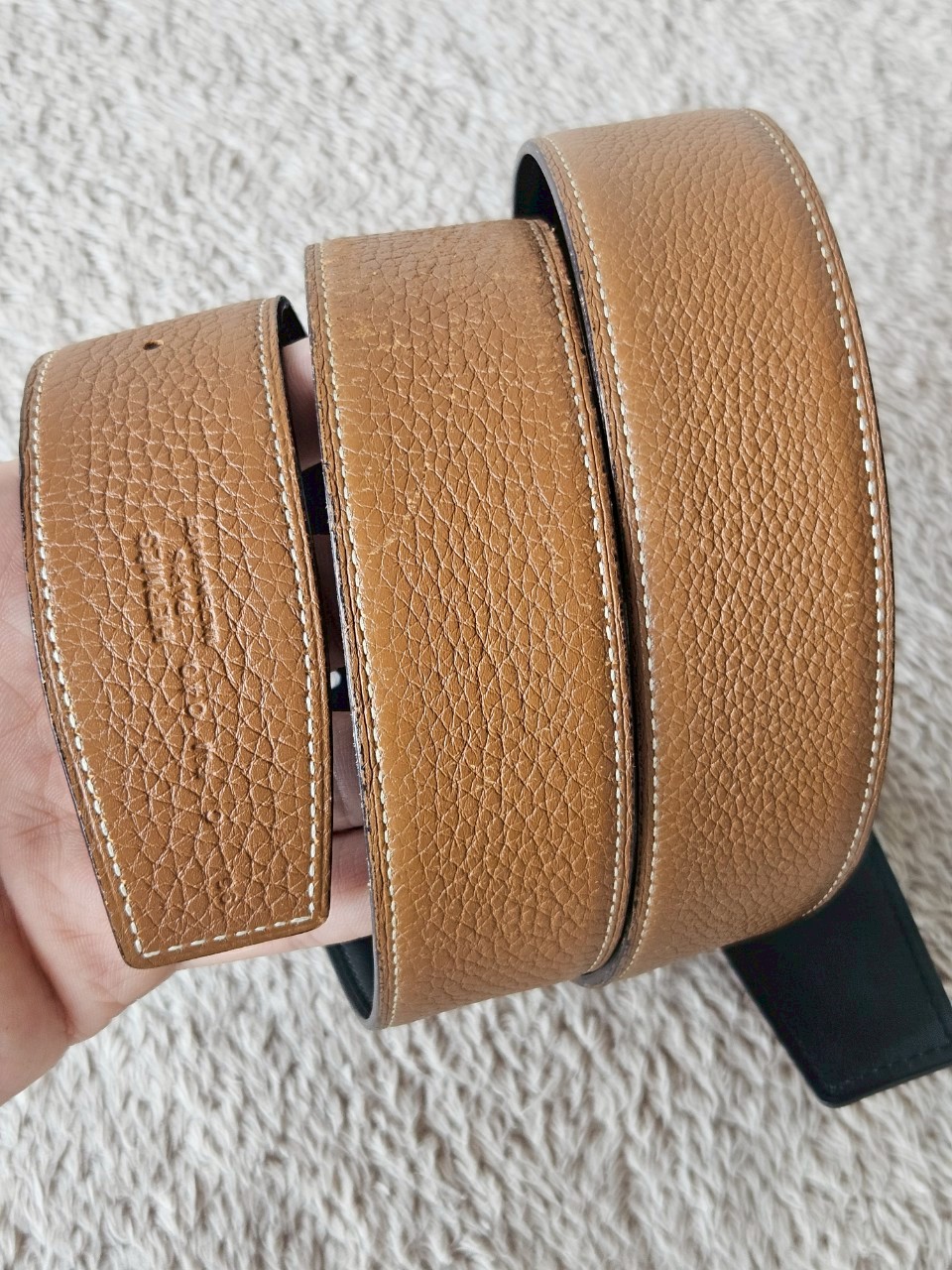 Hermes Belt หัวเงิน