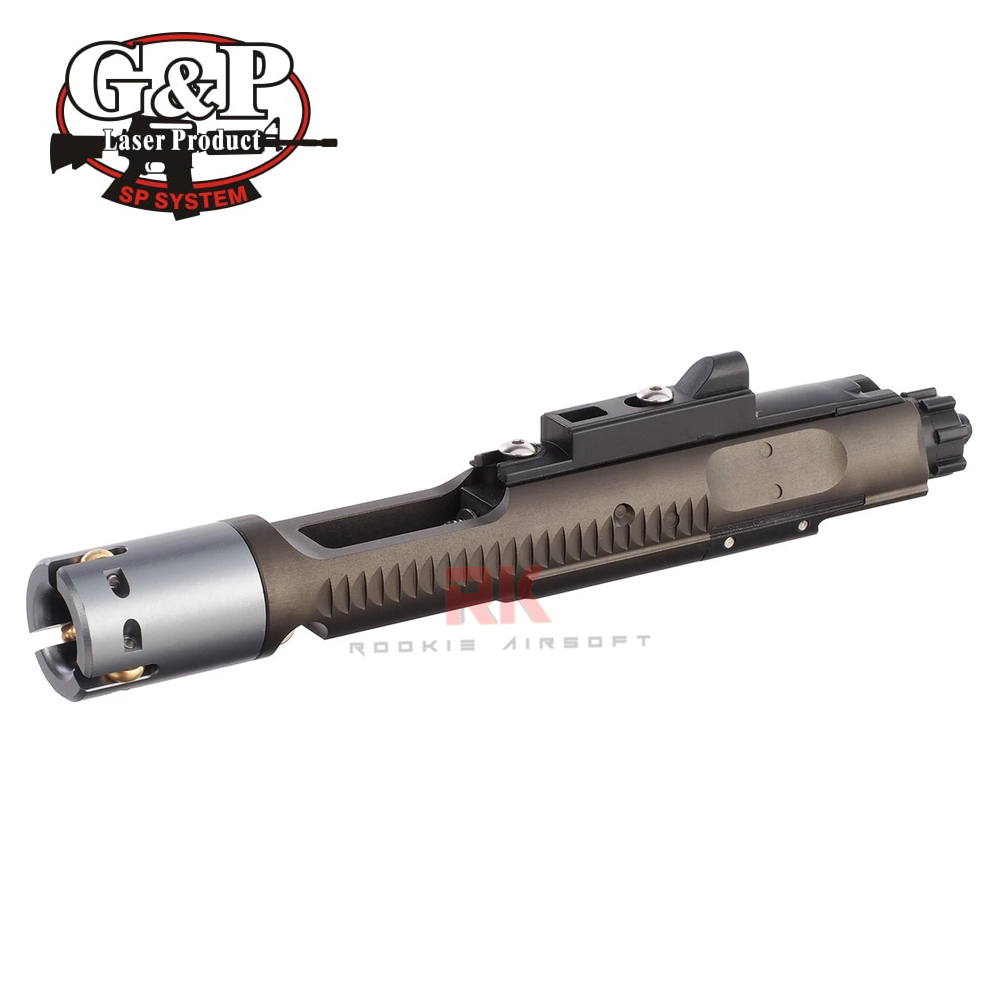 G&P MWS Forged Aluminum Complete Bolt Carrier Group Set For TM Buffer Tube (Gun Metal Grey)