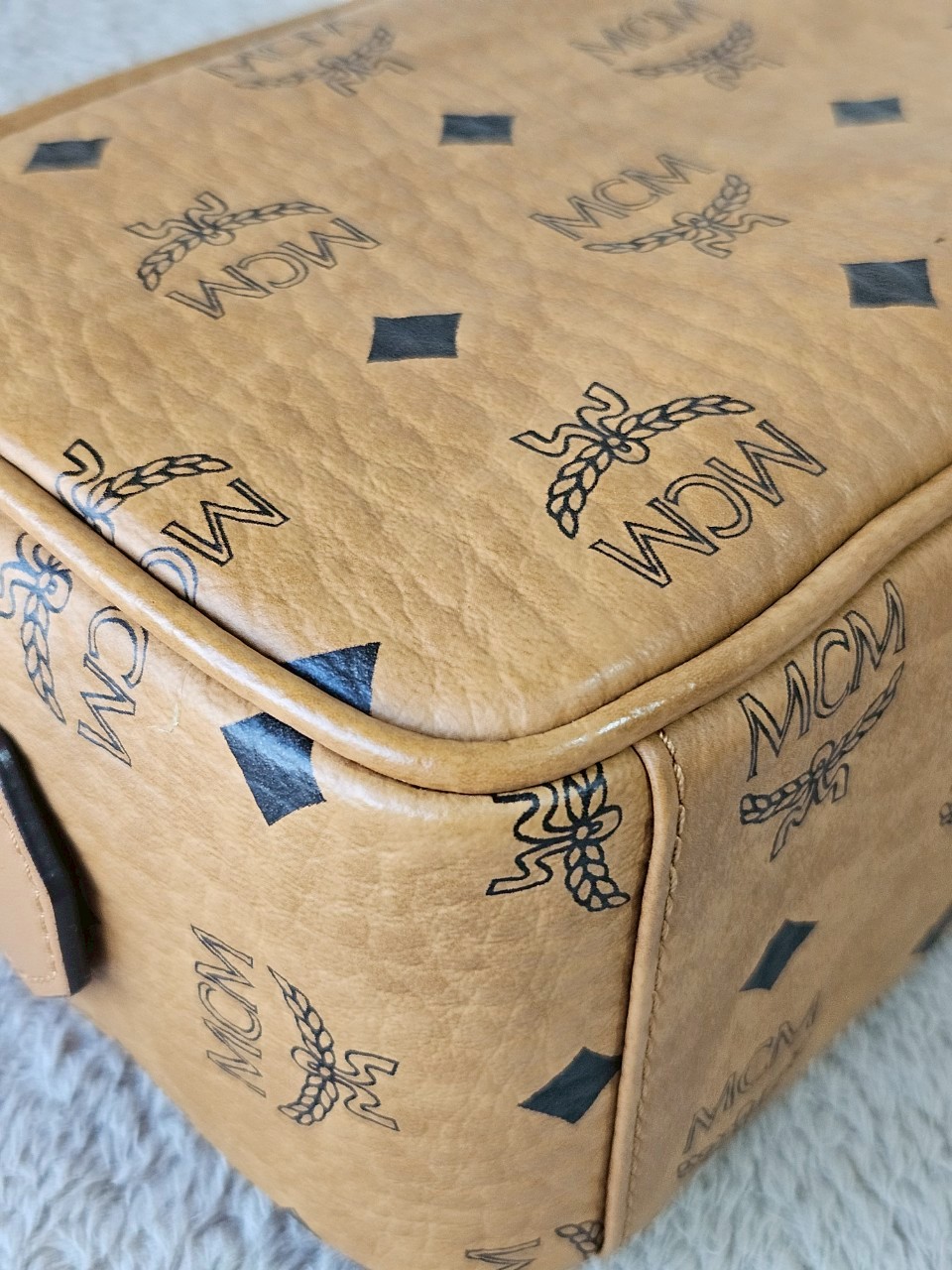 MCM Geo Laurel Wash Bag