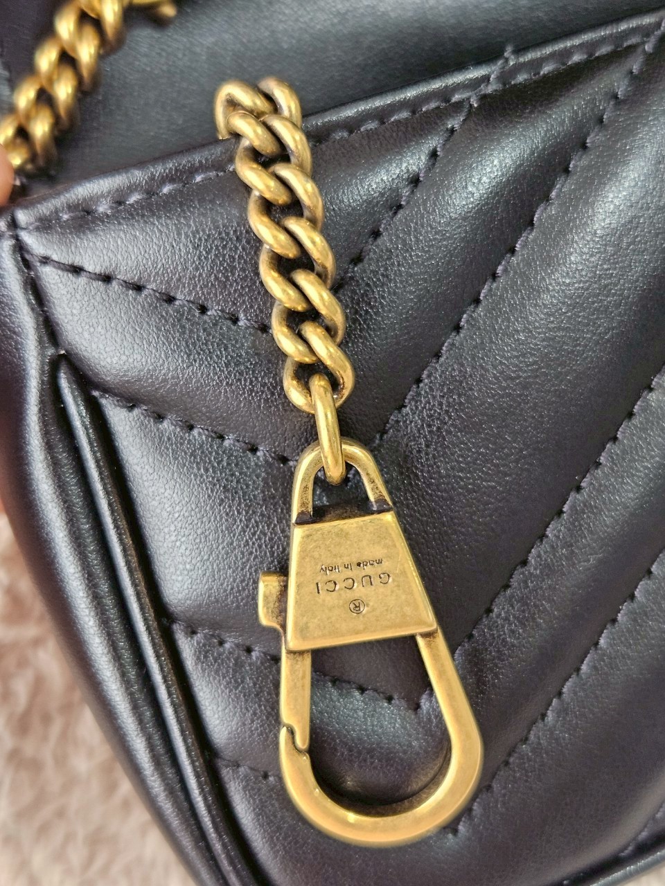 Gucci Marmont Super Mini สีดำ