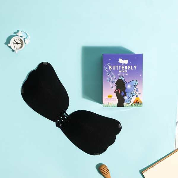 Butterfly Wing (Plus size) ฟรี สายใส และแผ่นแปะจุก บราเชือกรูดปีกผีเสื้อ size A,B,C,D,E,F,G บราเชือก บราปีกผีเสื้อ บราอัพไซส์ สำเนา